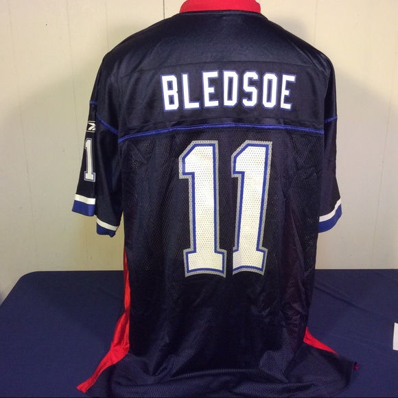 Buffalo Bills Bledsoe Mens Jersey size XL Reebok - Picture 1 of 7
